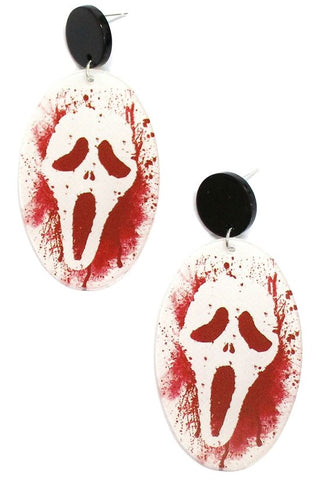 Ghostface Earrings