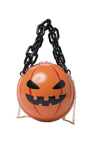 Queen of the Pumpkin Patch -Round Purse